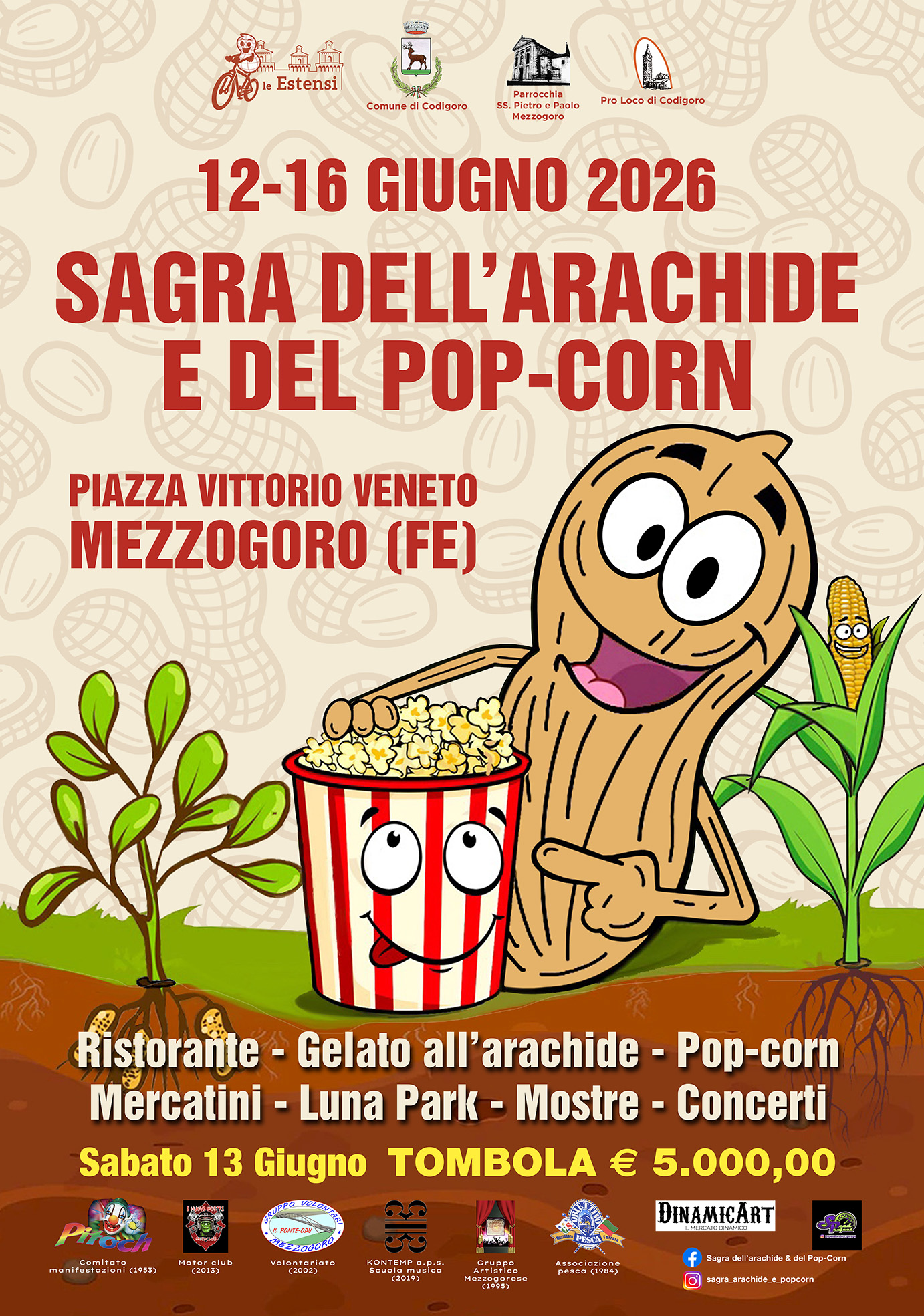 Sagra dell'arachide e del popcorn 2026 - Mezzogoro