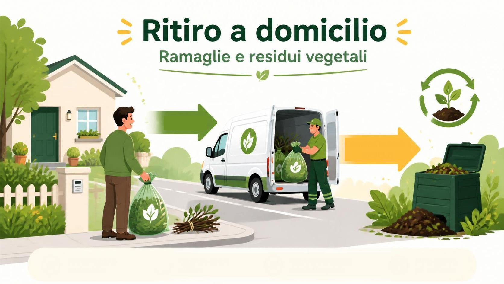 Ritiro gratuito di verde e ramaglie dopo il temporale del 15 luglio